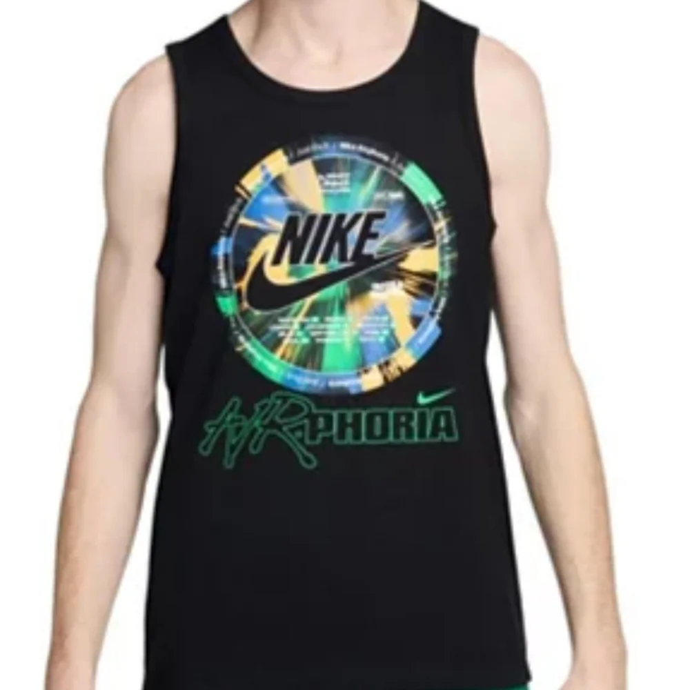 Nike Men's Sportswear Air-Phoria Tank Top: BLACK: NEW WITH TAGS: SIZE M